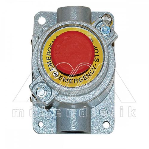 EX-PROOF EMERGENCY STOP CONTROL BOXES - ALUMINUM BODY (COSIME)