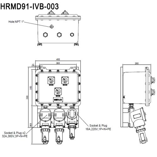 EXPLOSION PROOF PLUG - SOCKET BOX (WAROM)